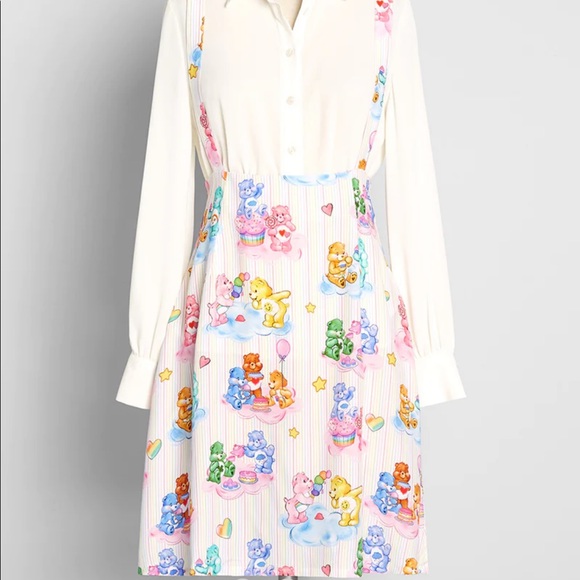 ModCloth X Care Bears Overall Winner Jumper Skirt Dress - Picture 2 of 7